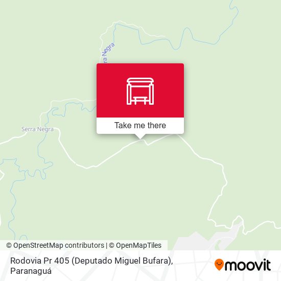 Rodovia Pr 405 (Deputado Miguel Bufara) map