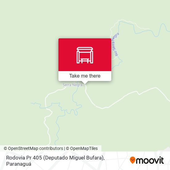 Rodovia Pr 405 (Deputado Miguel Bufara) map