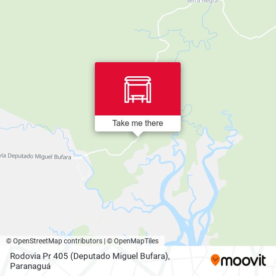 Rodovia Pr 405 (Deputado Miguel Bufara) map