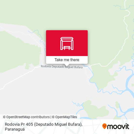 Rodovia Pr 405 (Deputado Miguel Bufara) map