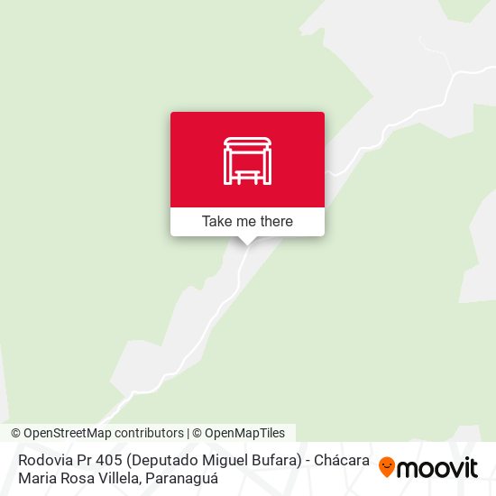 Rodovia Pr 405 (Deputado Miguel Bufara) - Chácara Maria Rosa Villela map