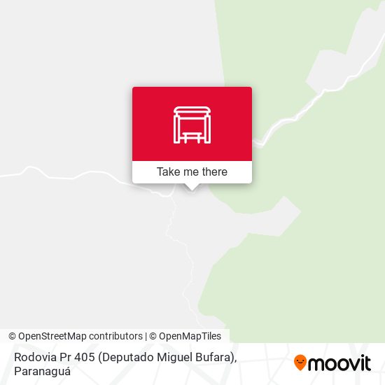 Rodovia Pr 405 (Deputado Miguel Bufara) map
