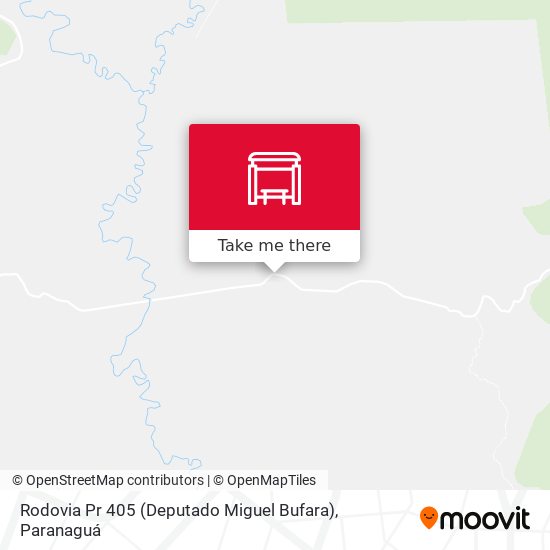 Rodovia Pr 405 (Deputado Miguel Bufara) map