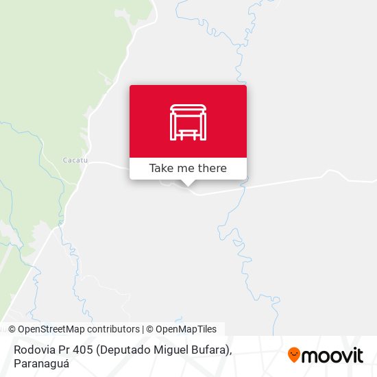 Rodovia Pr 405 (Deputado Miguel Bufara) map