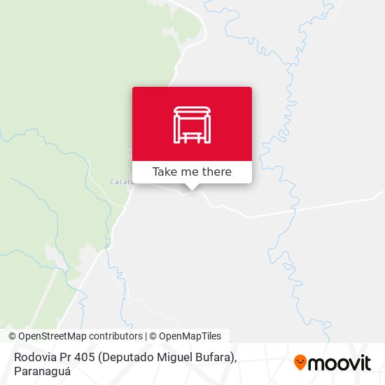 Rodovia Pr 405 (Deputado Miguel Bufara) map