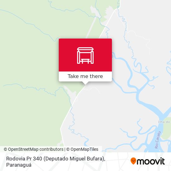 Rodovia Pr 340 (Deputado Miguel Bufara) map