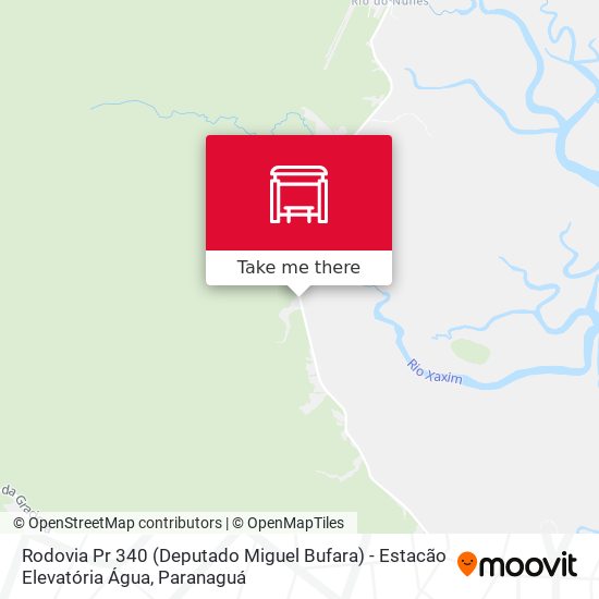 Rodovia Pr 340 (Deputado Miguel Bufara) - Estacão Elevatória Água map