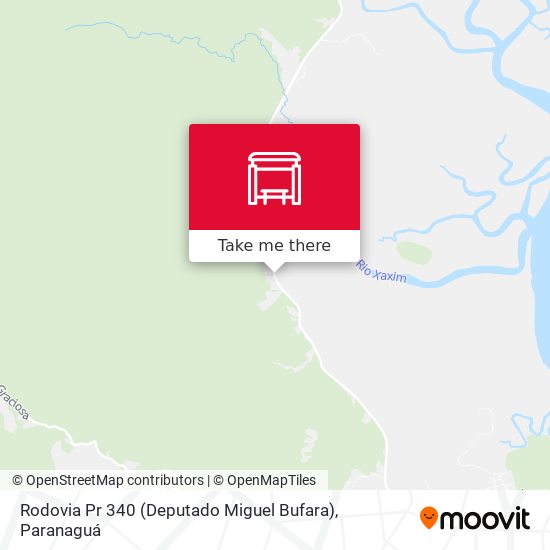 Rodovia Pr 340 (Deputado Miguel Bufara) map