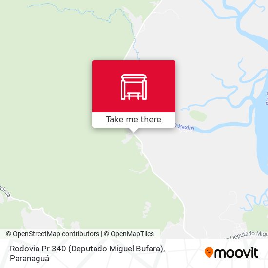 Rodovia Pr 340 (Deputado Miguel Bufara) map