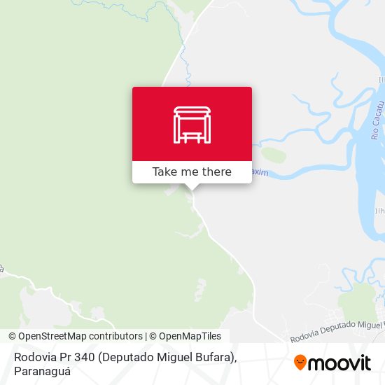 Rodovia Pr 340 (Deputado Miguel Bufara) map