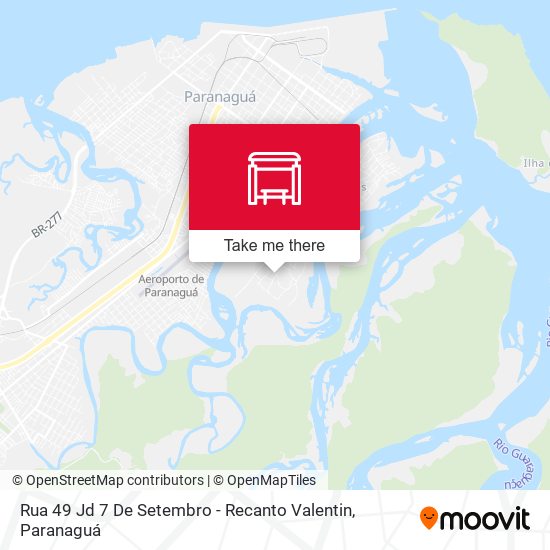 Rua 49 Jd 7 De Setembro - Recanto Valentin map