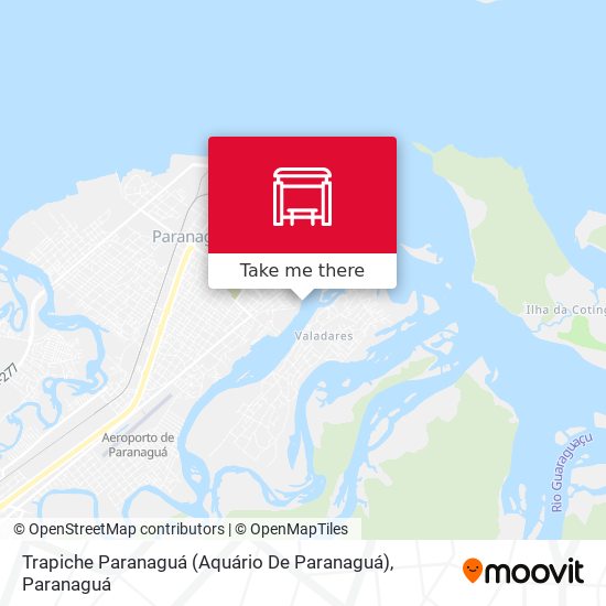 Mapa Trapiche Paranaguá (Aquário De Paranaguá)