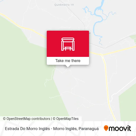 Estrada Do Morro Inglês - Morro Inglês map