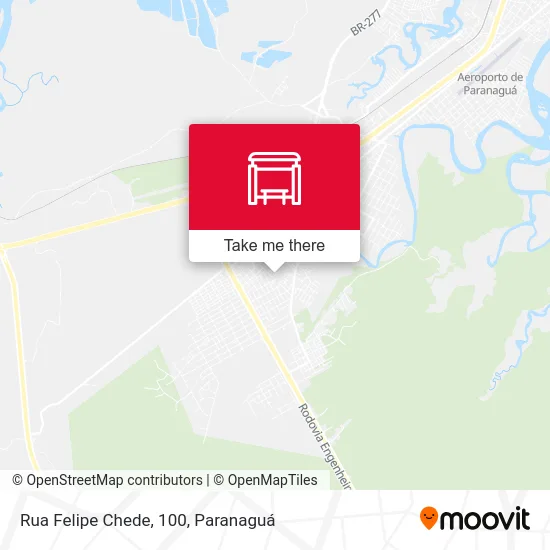 Rua Felipe Chede, 100 map