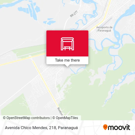 Avenida Chico Mendes, 218 map