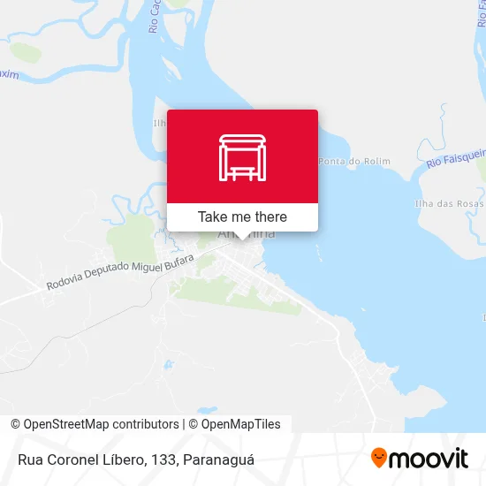 Rua Coronel Líbero, 133 map