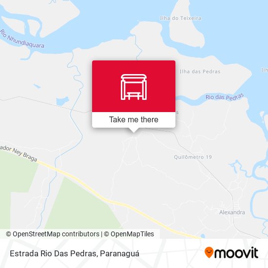 Estrada Rio Das Pedras map