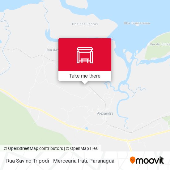 Mapa Rua Savino Tripodi - Mercearia Irati