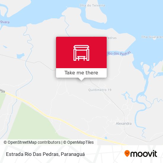 Estrada Rio Das Pedras map