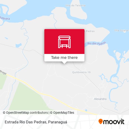 Estrada Rio Das Pedras map