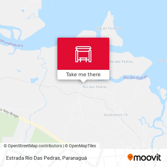 Estrada Rio Das Pedras map
