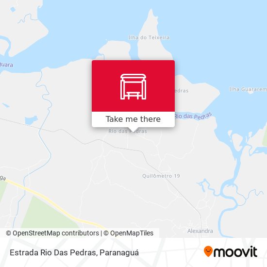 Estrada Rio Das Pedras map