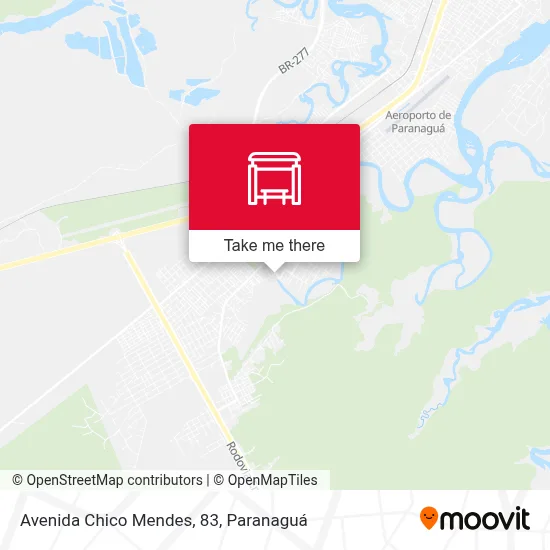 Avenida Chico Mendes, 83 map
