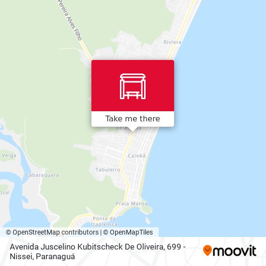 Mapa Avenida Juscelino Kubitscheck De Oliveira, 699 - Nissei