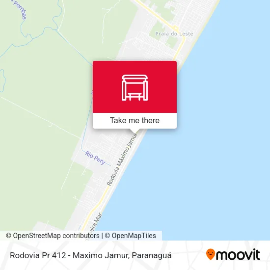 Rodovia Pr 412 - Maximo Jamur map