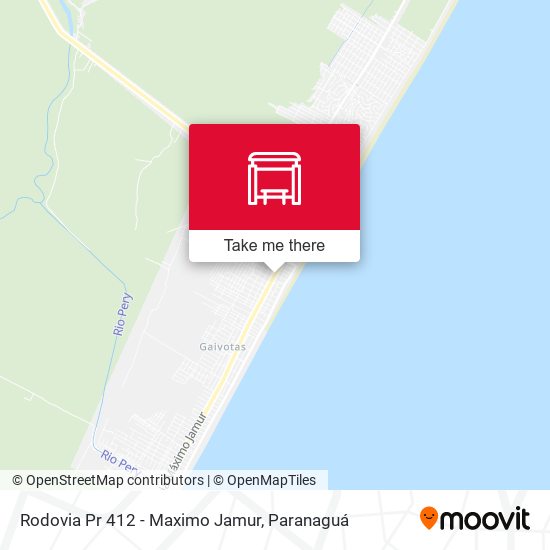Rodovia Pr 412 - Maximo Jamur map