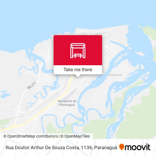 Rua Doutor Arthur De Souza Costa, 1136 map