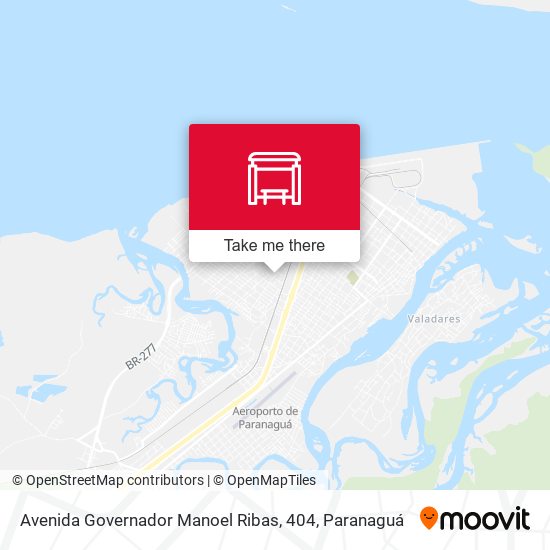 Avenida Governador Manoel Ribas, 404 map