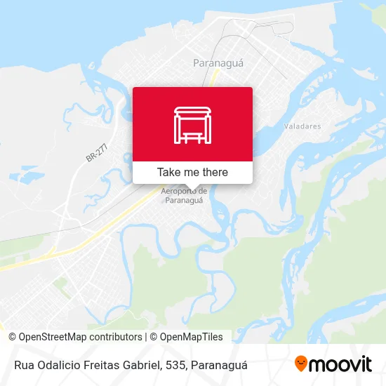 Rua Odalicio Freitas Gabriel, 535 map