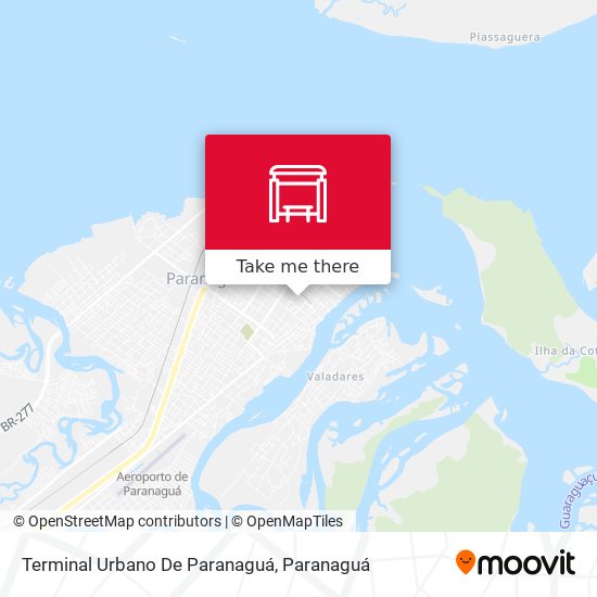 Mapa Terminal Urbano De Paranaguá