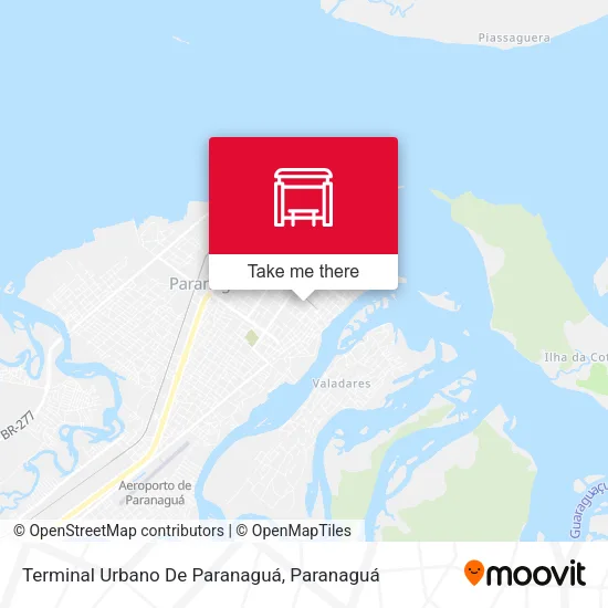 Terminal Urbano De Paranaguá map