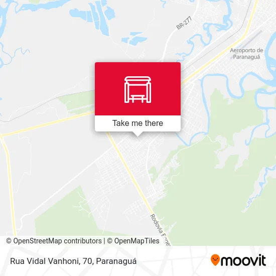 Rua Vidal Vanhoni, 70 map