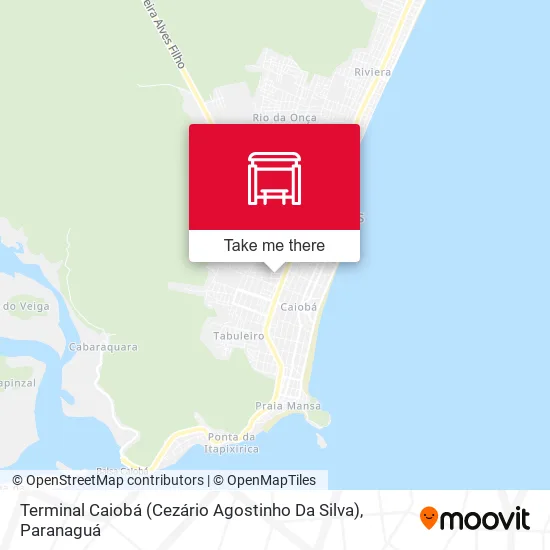 Terminal Caiobá (Cezário Agostinho Da Silva) map