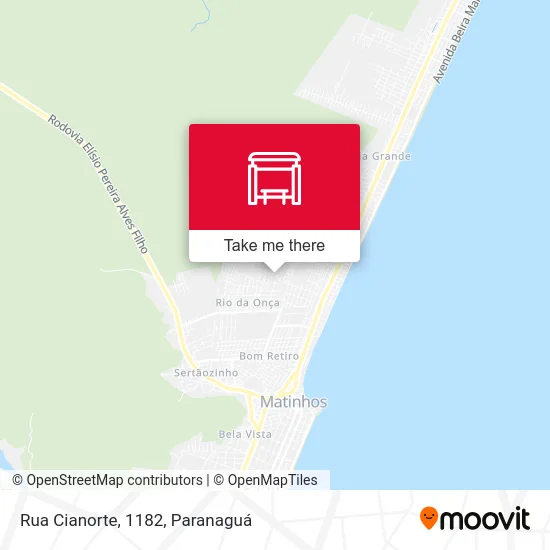 Rua Cianorte, 1182 map