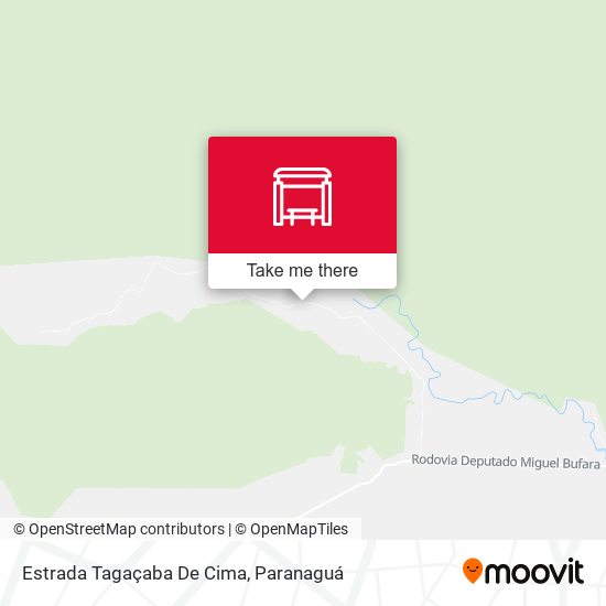 Mapa Estrada Tagaçaba De Cima