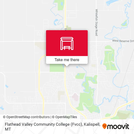 Flathead Valley Community College (Fvcc) map