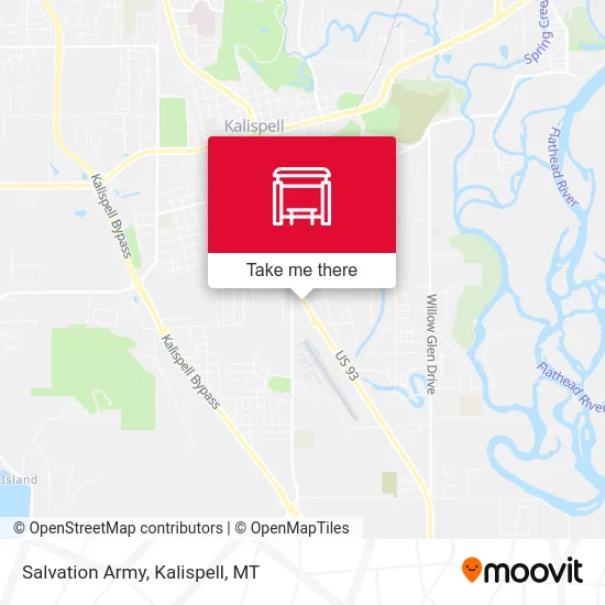 Salvation Army map