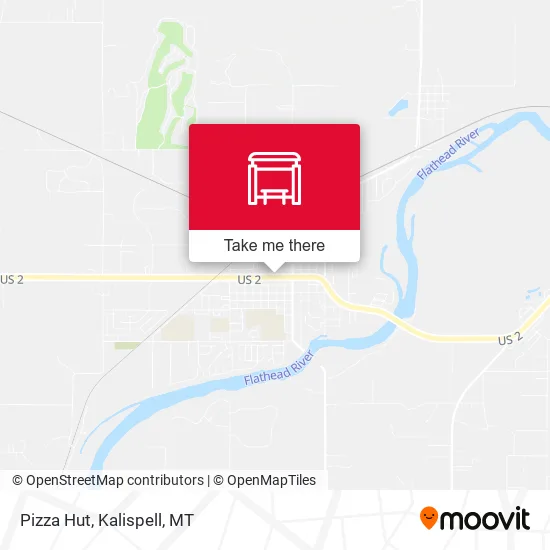 Pizza Hut map