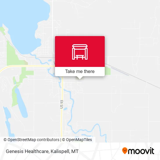 Genesis Healthcare map