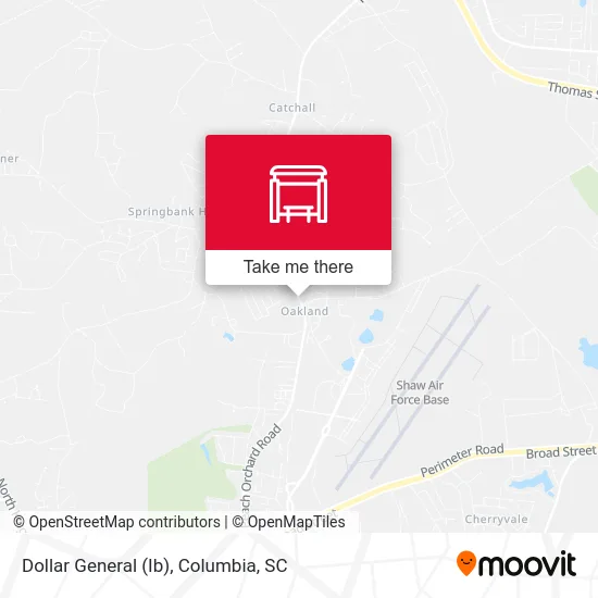 Dollar General (Ib) map