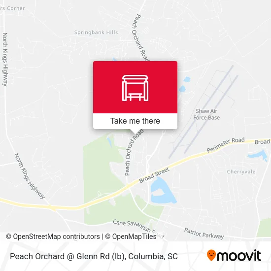 Peach Orchard @ Glenn Rd (Ib) map
