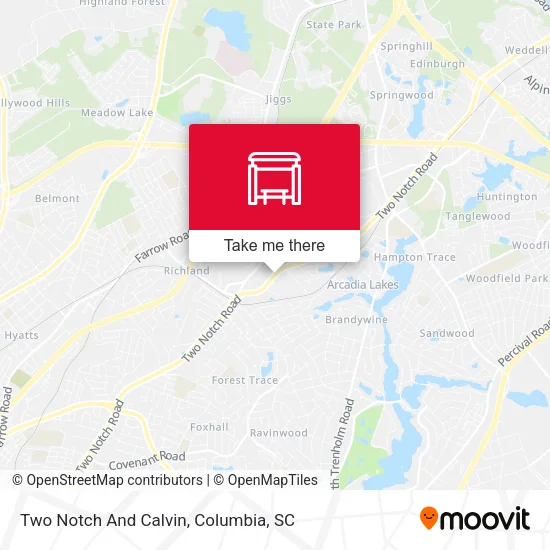 Two Notch And Calvin map