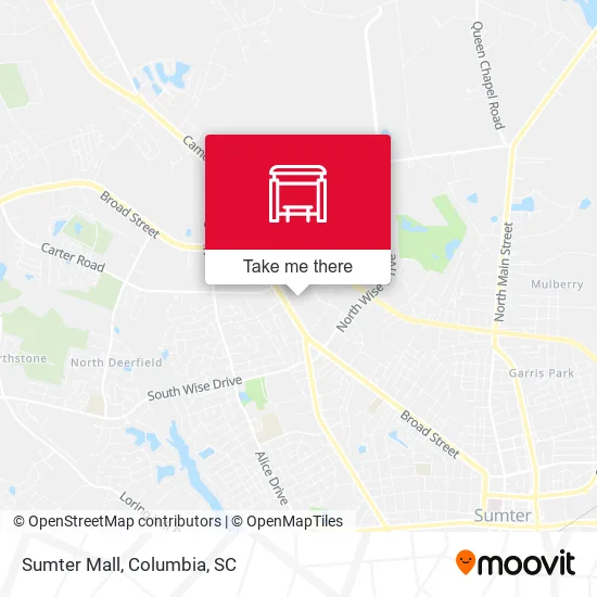 Mapa de Sumter Mall