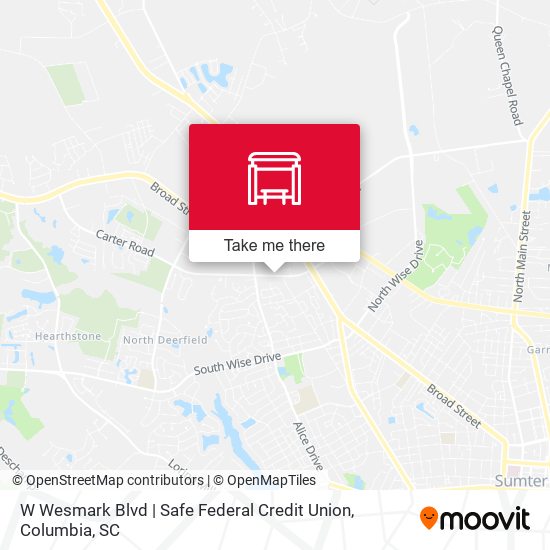 Mapa de W Wesmark Blvd | Safe Federal Credit Union
