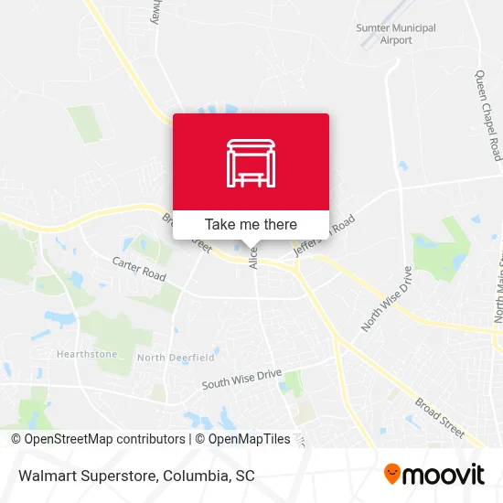 Walmart Superstore map