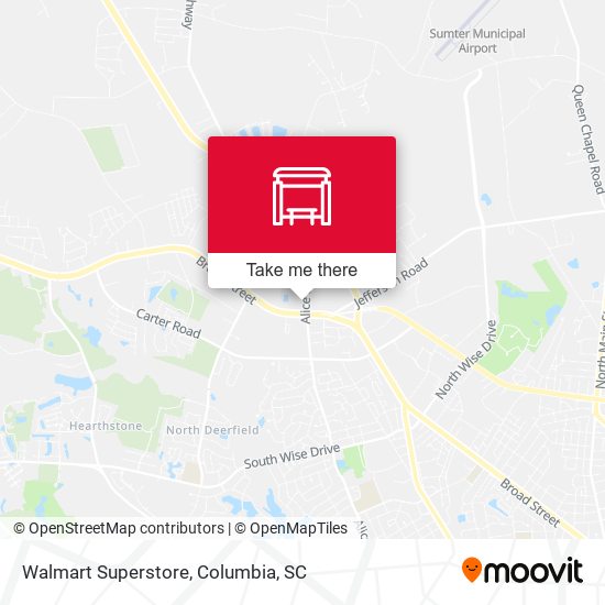 Walmart Superstore map